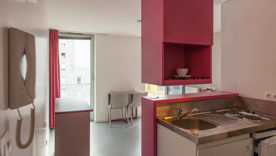 Résidétape Nantes in Nantes - Studio Entrée