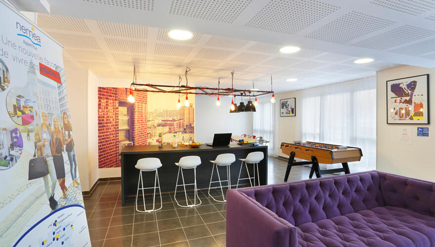 salle commune - Néméa Appart'Etud Créteil Campus 2
