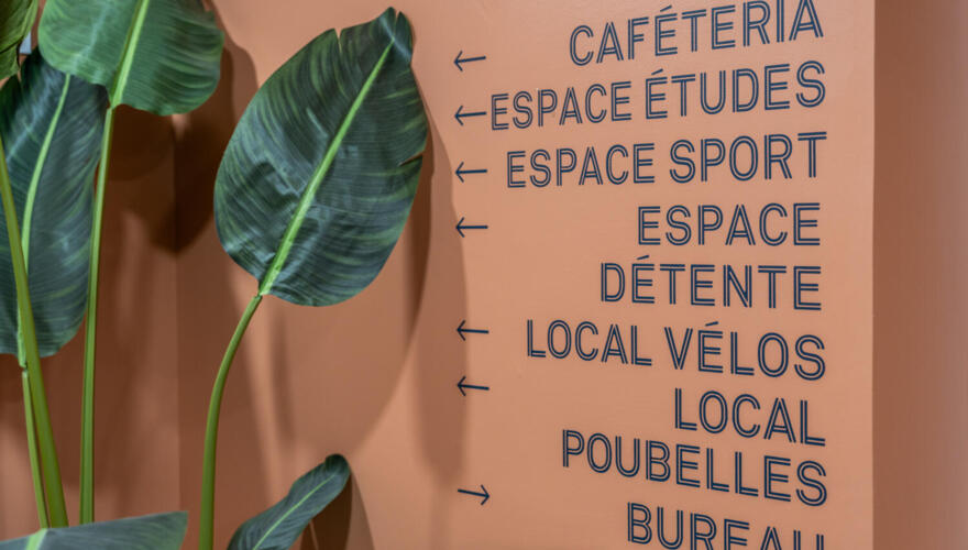 Hall d'accueil - Student Village Guyancourt