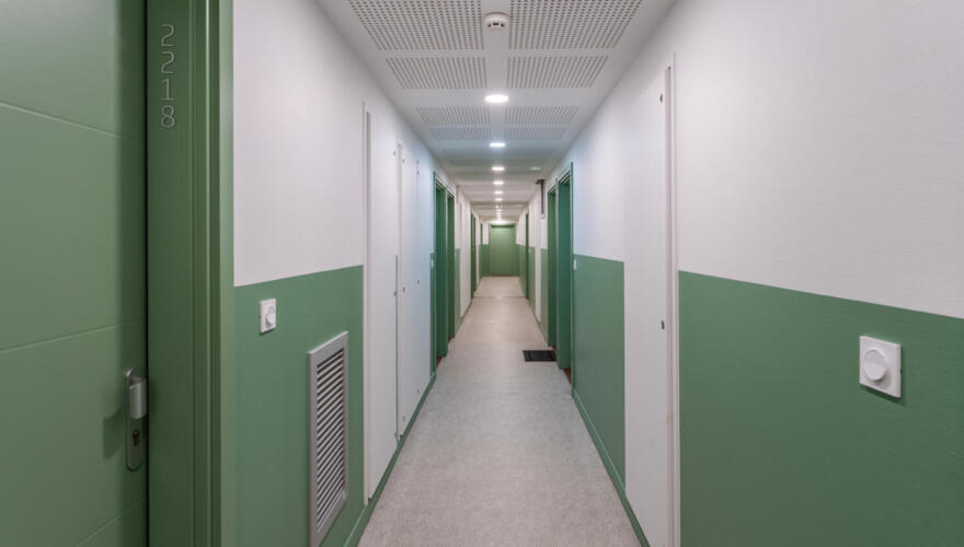 Couloir - Student Village Guyancourt