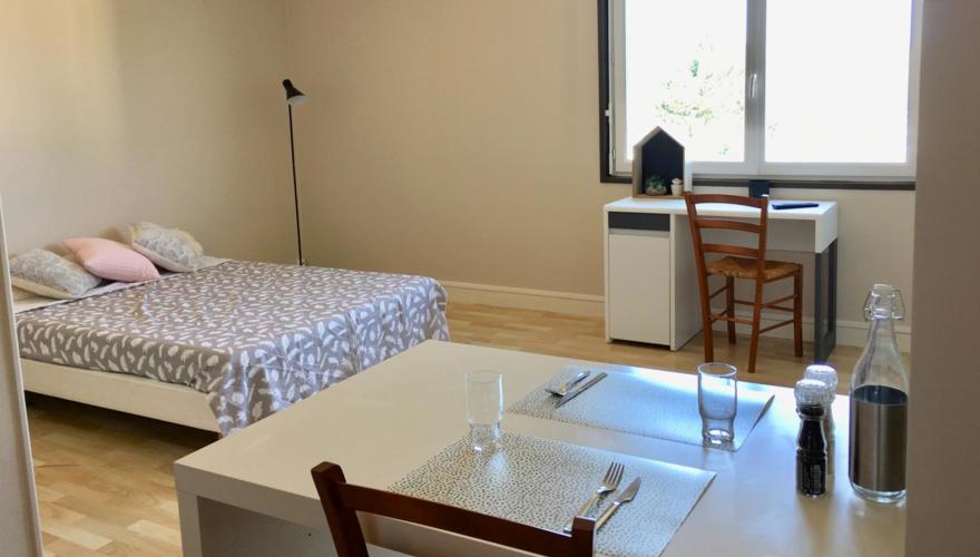 T1 chambre - All Suites Study Pessac Canéjan