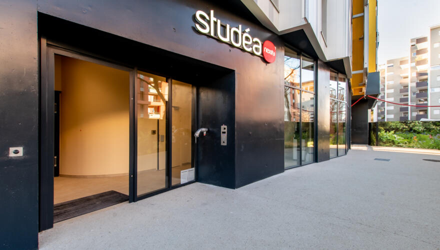 Entrée résidence - Studéa Montpellier Hôtel de Ville