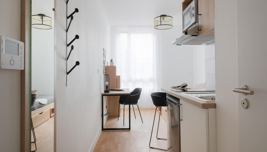 Entrée logement - Studéa Montpellier Hôtel de Ville