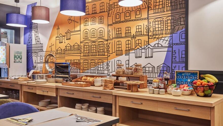SALLE PETIT DEJEUNER - Odalys Campus Levallois