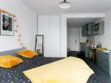 Logement - Lit double - All Suites Study Aulnoy Lez Valenciennes