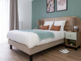 Lit d'un logement de la résidence services seniors de Brest - Residence Brest Centre
