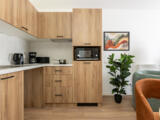 Coin cuisine d'un logement de la résidence services seniors à Brest - Residence Brest Centre