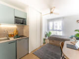 Canvas Bordeaux East in Lormont - Bronze Studio - Studio tout équipé avec kitchenette