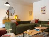 Canapé partagé du coliving ALLURE à Nantes - ALLURE